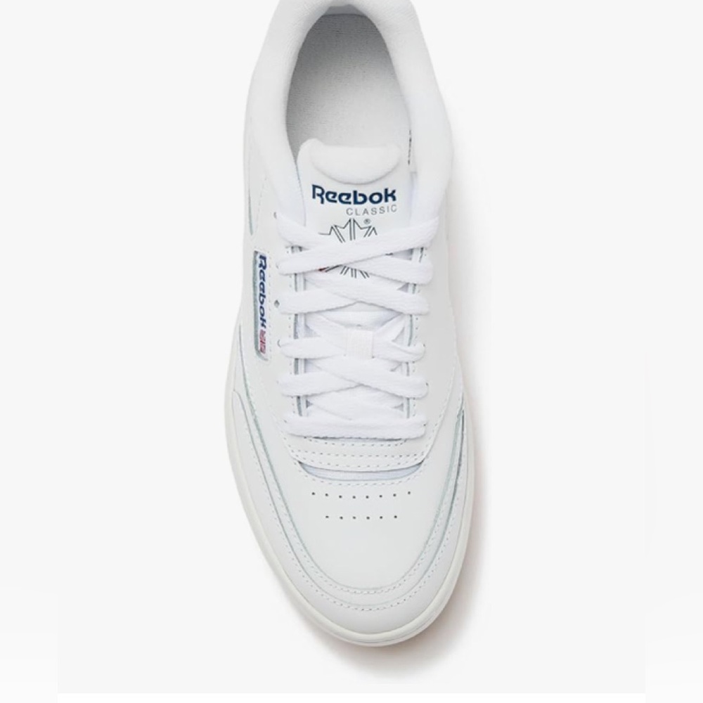 Reebok Club C Extra Platform Sneakers White/Blue - Picture 3 of 12